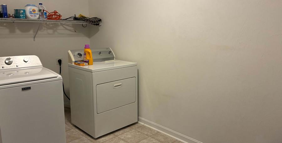 Laundry area