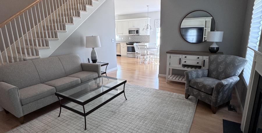 LIving room with stairs view 2