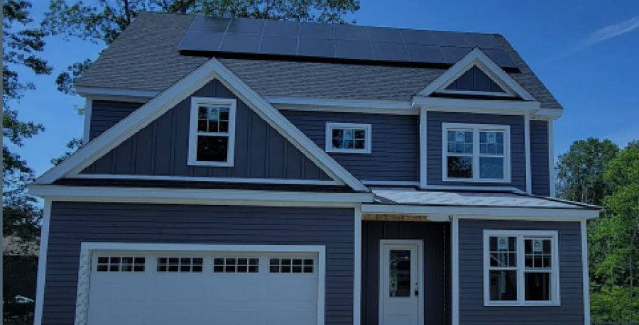 The Chestnut House is a three bedroom 2 1/2 bath 2400SF home