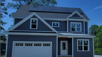The Chestnut House is a three bedroom 2 1/2 bath 2400SF home